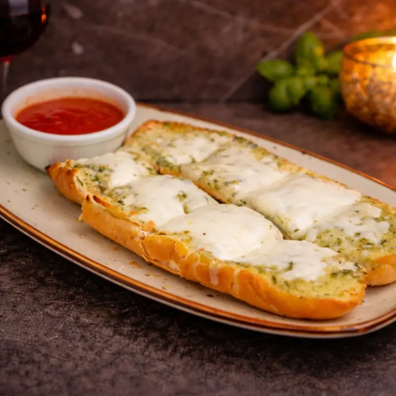 Garlic Bread with Cheese at Venezia Trattoria