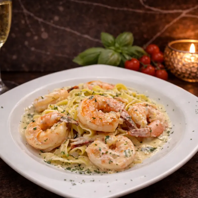 Shrimp Fettuccine Alfredo