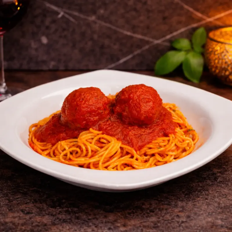Spaghetti Meatballs at Venezia Trattoria