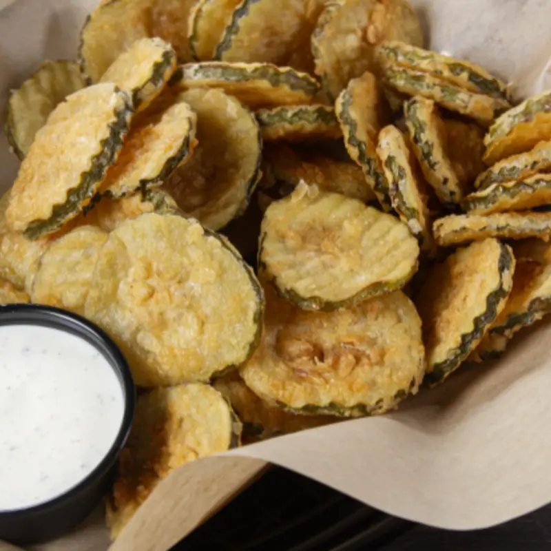 Hand Breaded Pickle Chips at The Brass Tap McKinney TX #161