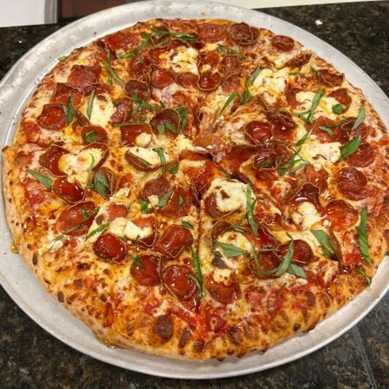 Hot Honey Pepperoni Pizza
