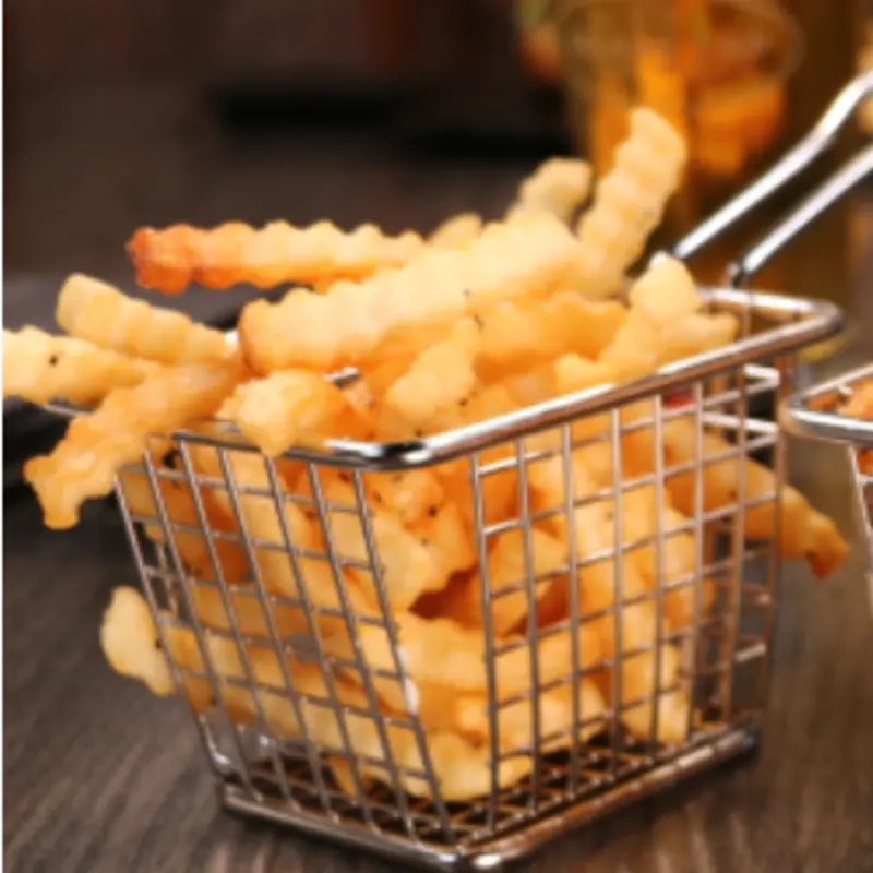Side Crinkle Cut French Fries at The Brass Tap McKinney TX #161