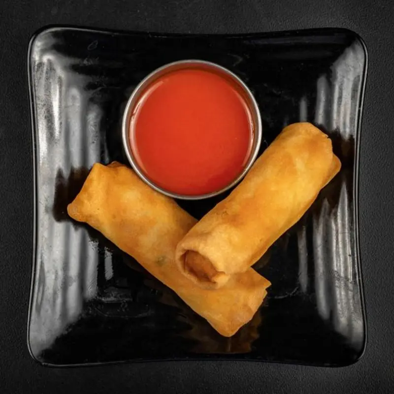Crispy Veggie Rolls at Fire Bowl Cafe Mckinney Fire Bowl | Mckinney