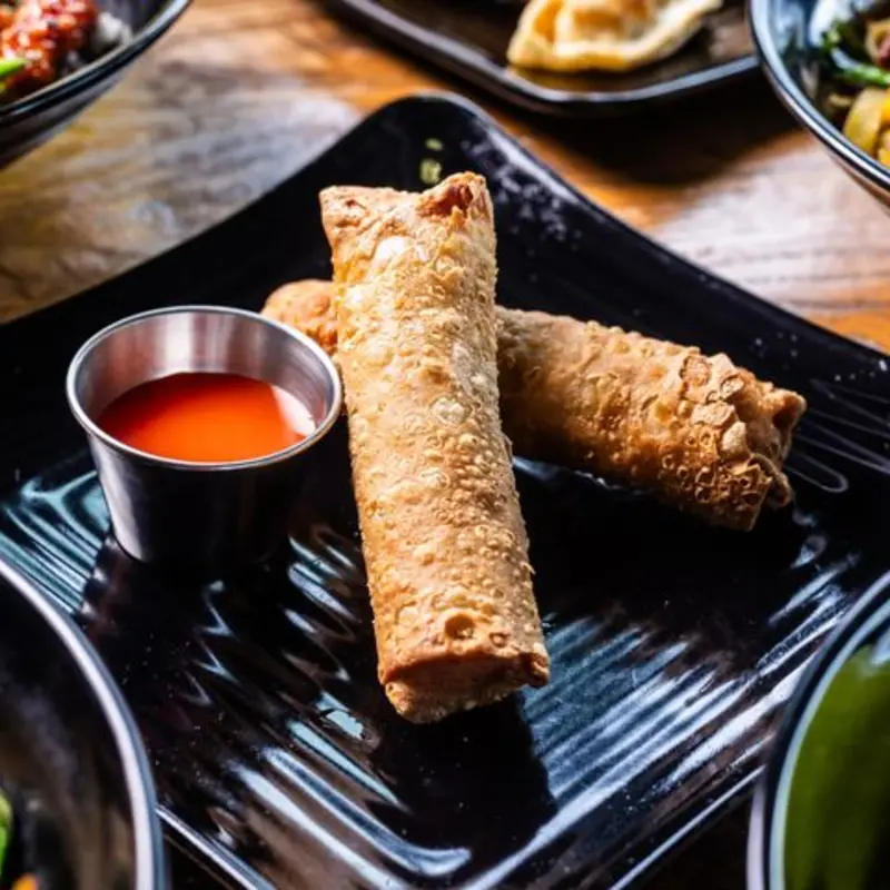 Pork Egg Roll at Fire Bowl Cafe Mckinney Fire Bowl | Mckinney