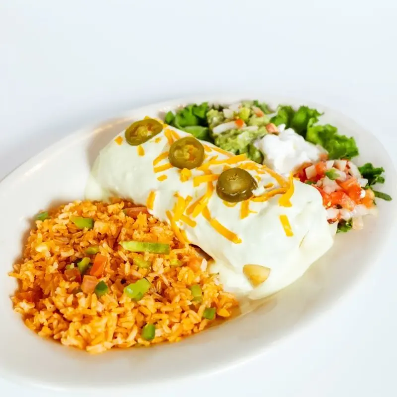 Chimichanga at El Fenix - McKinney