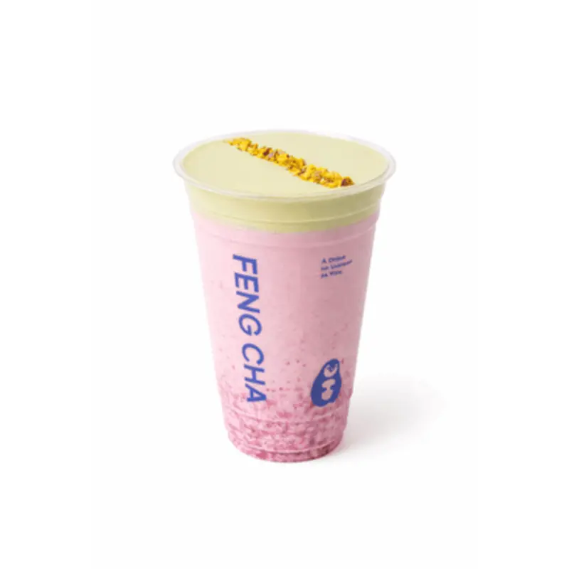 Pistachio Strawberry Milk