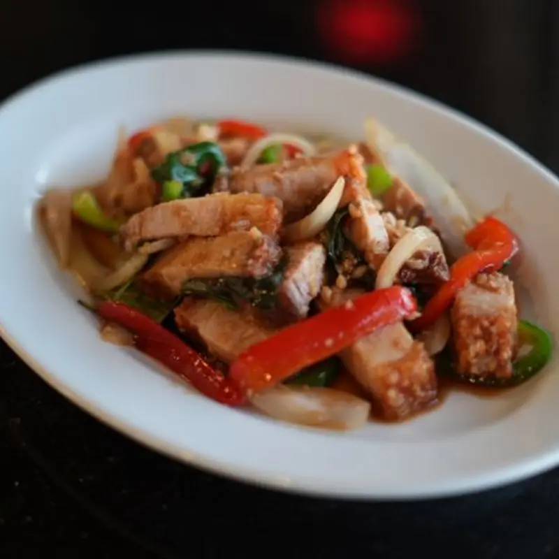 Krapow Moo Krob at Bangkok At Beltline