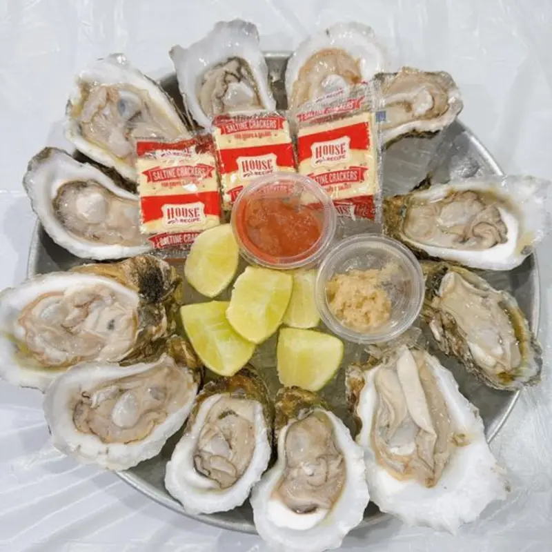 raw oyster at Ocean Crawfish - Dallas 1610 E Belt Line Rd Richardson