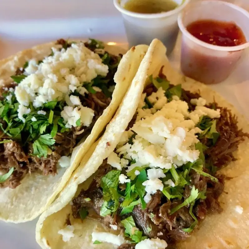 Barbacoa Taco at Pena's Donuts & Diner - Houston