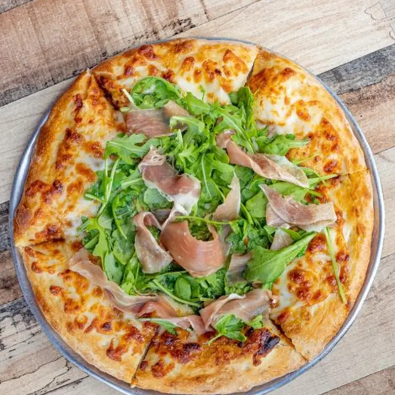 10in Prosciutto, Arugula & Fig Pizza at Taglia Fresh Italian
