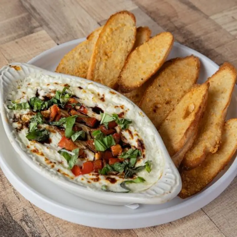 Goat Cheese Bruschetta Dip