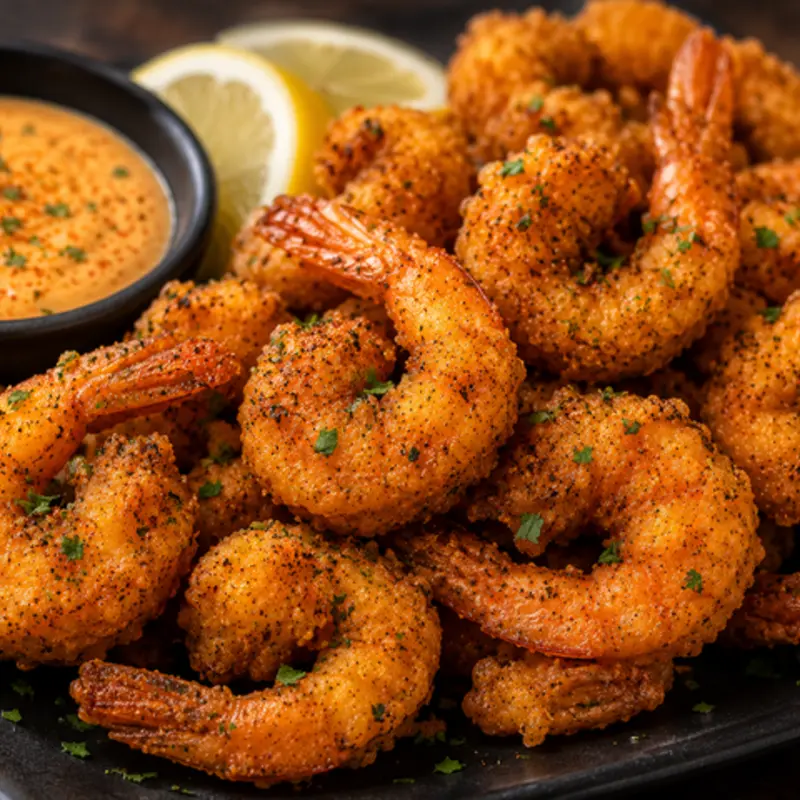 Crispy Garden Shrimp at Garden of Soul Food 1824 Harrison Street