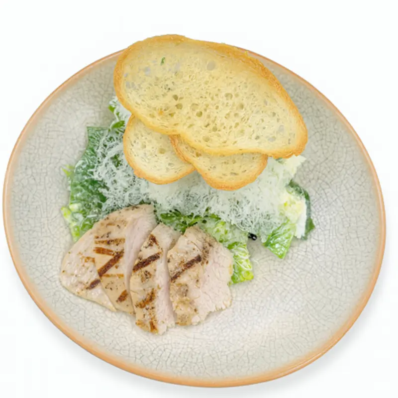 Caesar salad with chicken at LeMonica 1817 N YOUNG CIRCLE