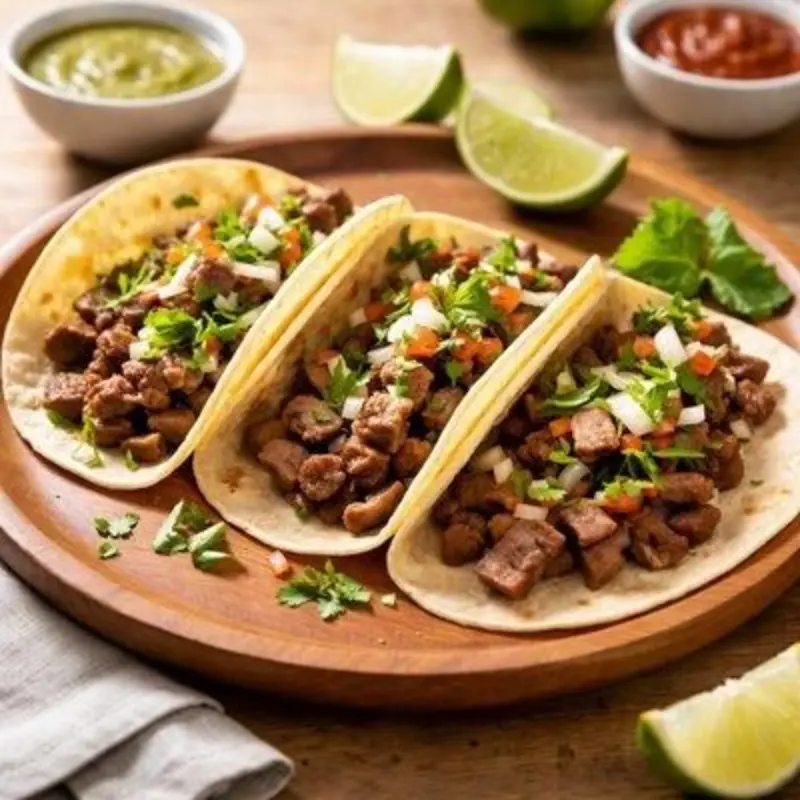 3 Tacos de Lengua(Beef tongue) at Papo's Tacos 2402 Sheridan street Bay A