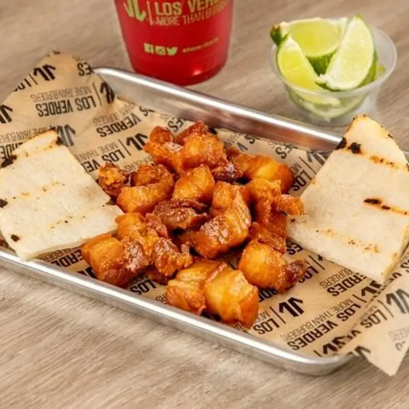 Chicharron Con Arepa at Los Verdes - Hallandale 144 NE 1stAve