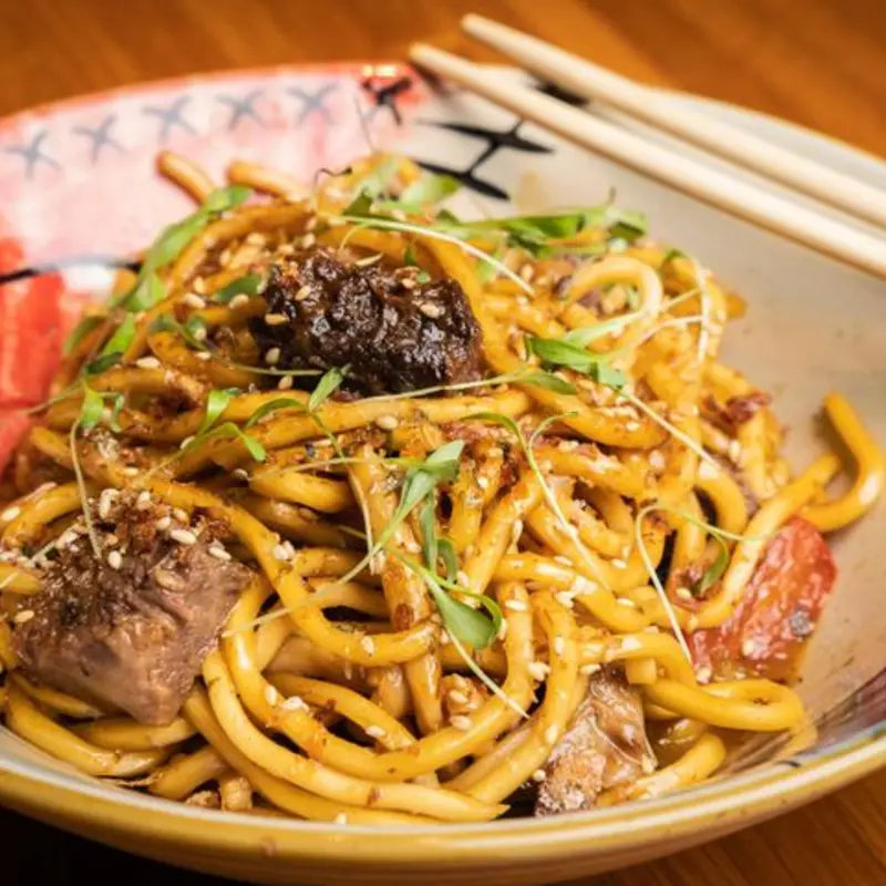 Creamy Short Ribs Udon
