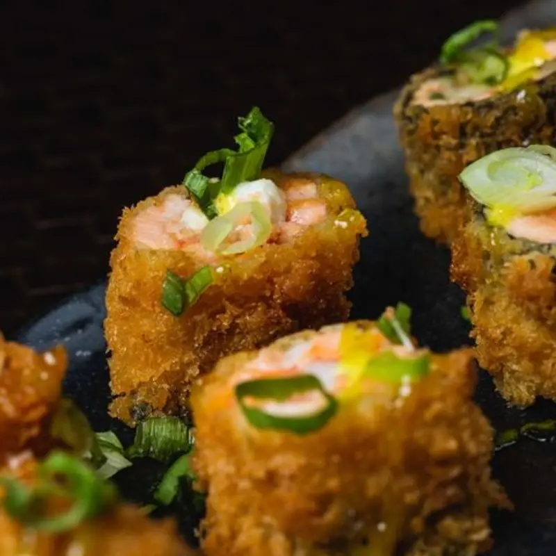 Salmon Coquitos at Taikin Asian Cuisine