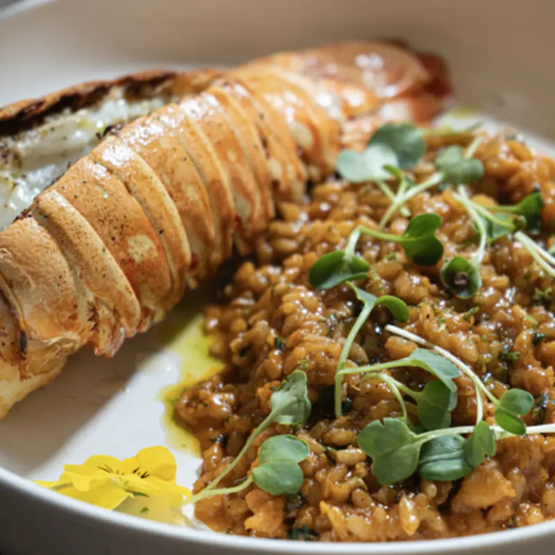 Creamy Lobster Rice