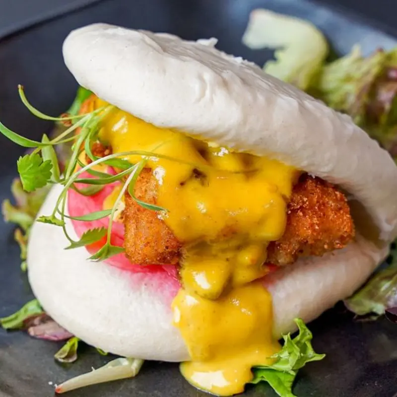 Fried Chicken Bun at SUSHIATO