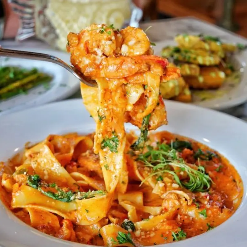 Cajun Seafood Pasta at Sugar & Rye 2401 Church St