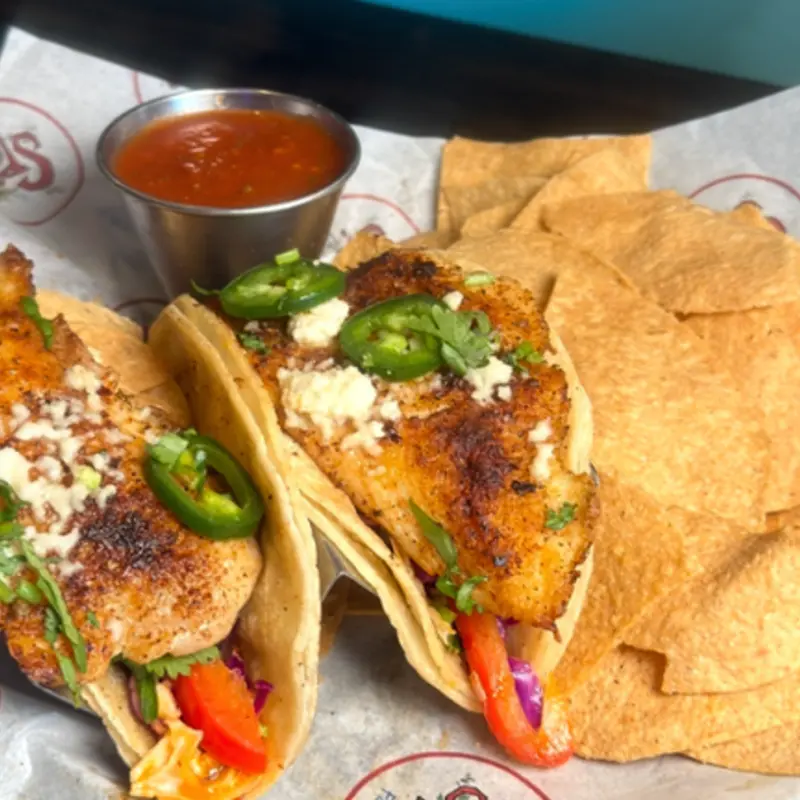 Blackened Red Fish Tacos