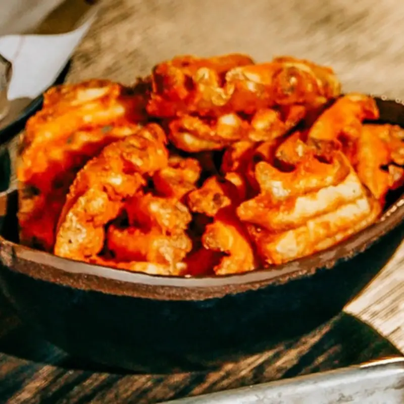 Waffle Fries at The Spot - Galveston