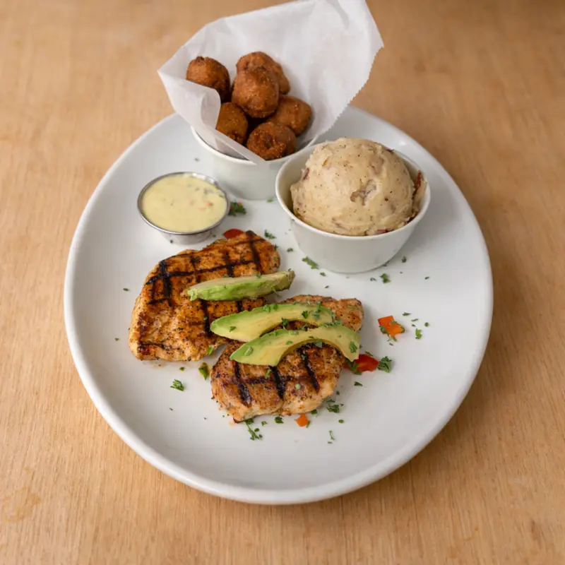Chicken Plate at Cajun Greek