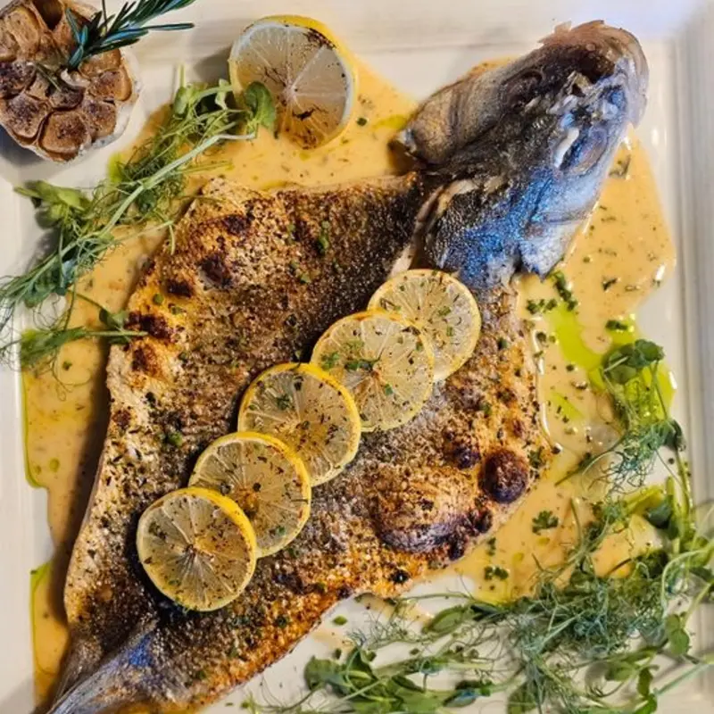 Chef Market Fish at Number 13 Prime Steak and Seafood 7809 Broadway