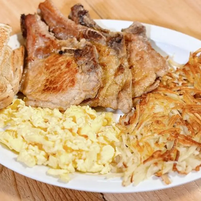 Pork Chops & Eggs