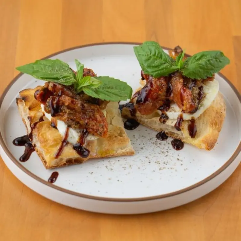 1. BRUSCHETTA CAPRI at Vespa Healthy Italian Café Sedona