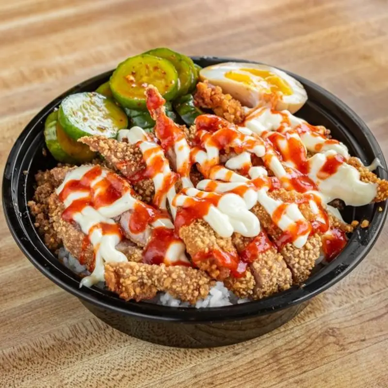 Taiwanese Pork Don at Sono Kitchen & Boba - Flagstaff