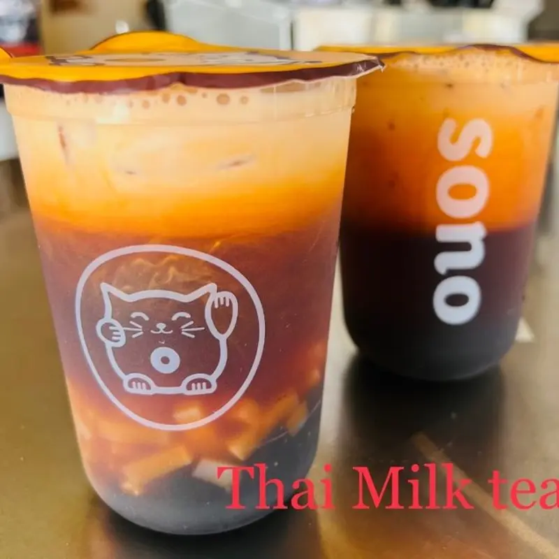 Thai Milk Tea at Sono Kitchen & Boba - Flagstaff