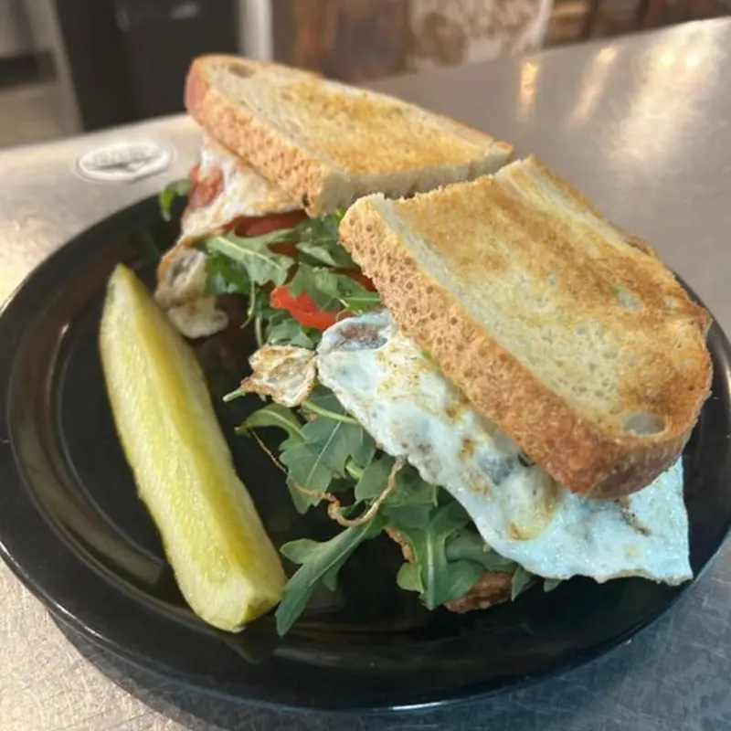 Egg Sandwich at Flagstaff Baking Co 119 South San Francisco Street