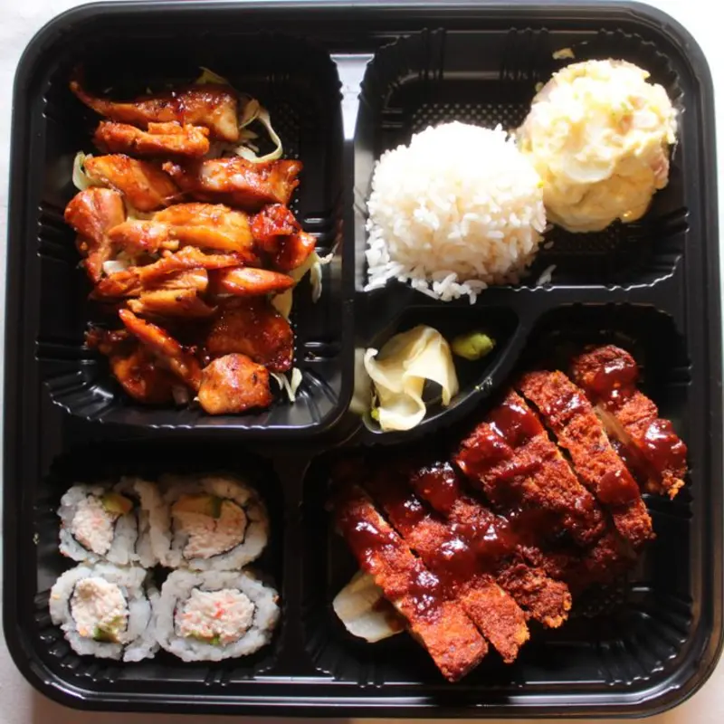 Chicken Combo (chicken katsu & Bbq chicken) at Akaihana Express 4339 West Glendale Avenue