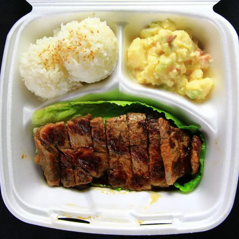 Teriyaki Beef Plate at Akaihana Express 4339 West Glendale Avenue