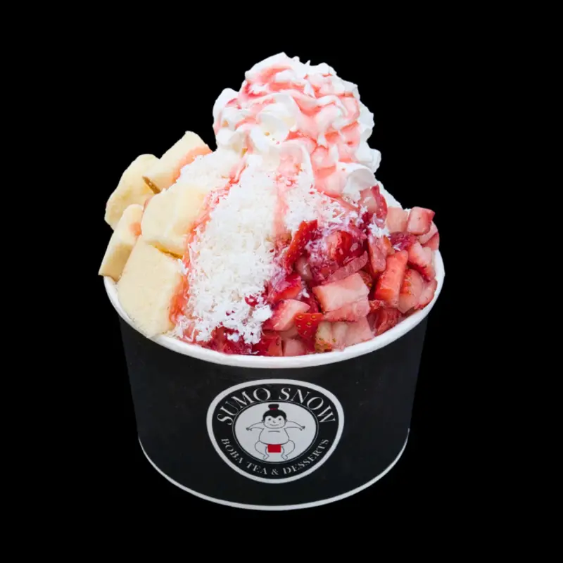 Strawberry Bingsu at Sumo Snow Express - Glendale