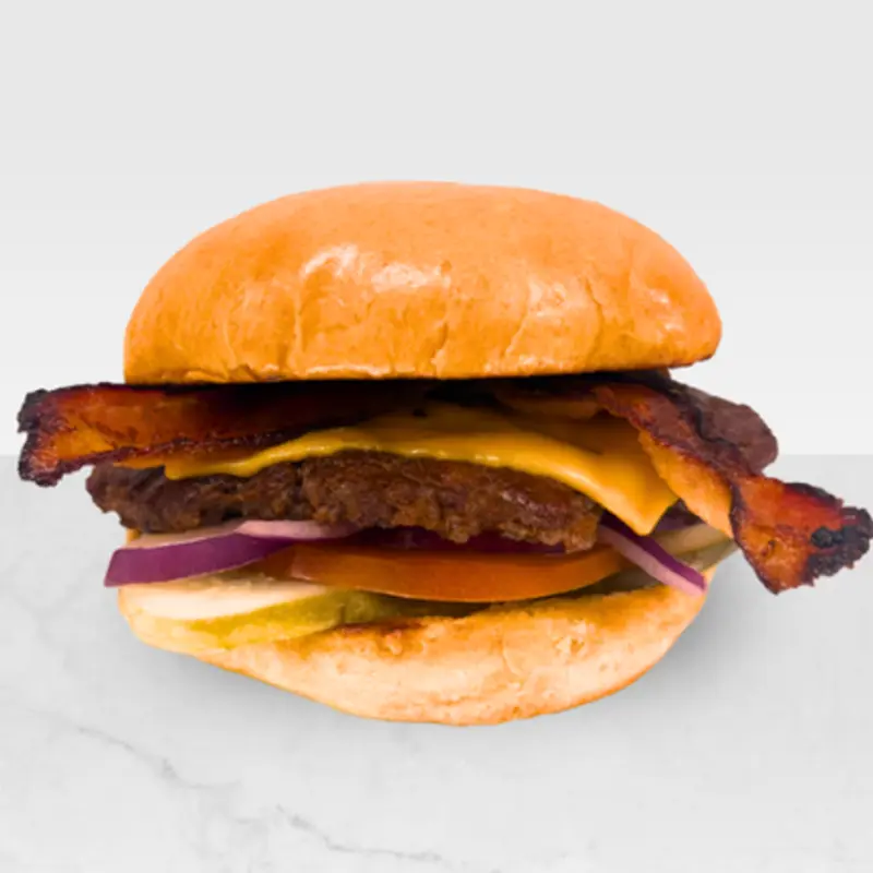 5oz Single Bacon Cheeseburger* at Angie's 83rd & Glendale