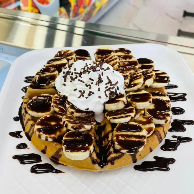 Chocolate waffle (waffle de proteina)