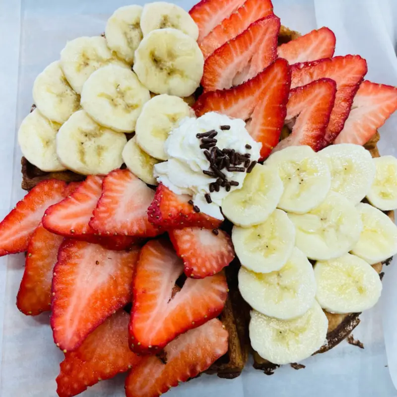 Waffle Nutella at La Autentica Michoacana 8129 North 35th Avenue