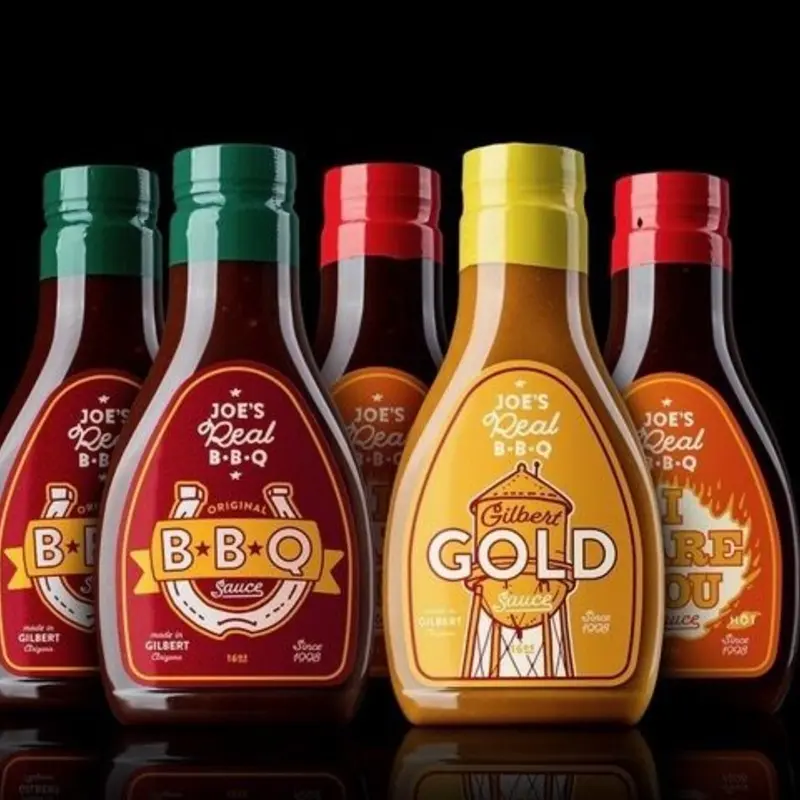 5 Bottles Mixed Sauces
