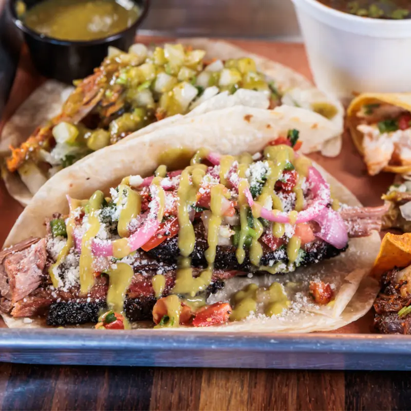 Brisket Taco at 05 Mexi-Q Mexi-Q 546 N Gilbert Rd