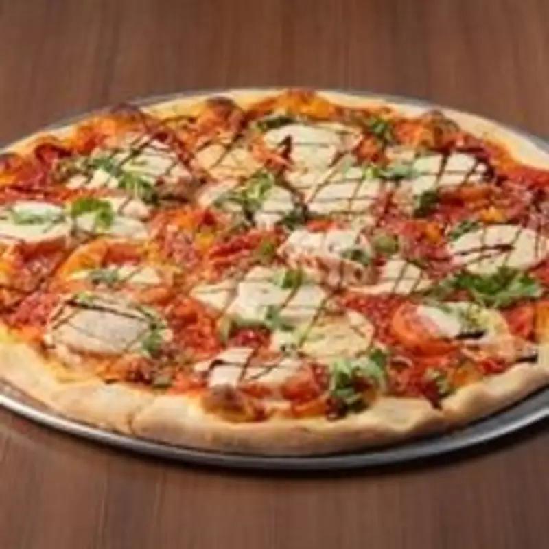 14" Baked Caprese at Brooklyn V's Pizza Lindsey & Warner