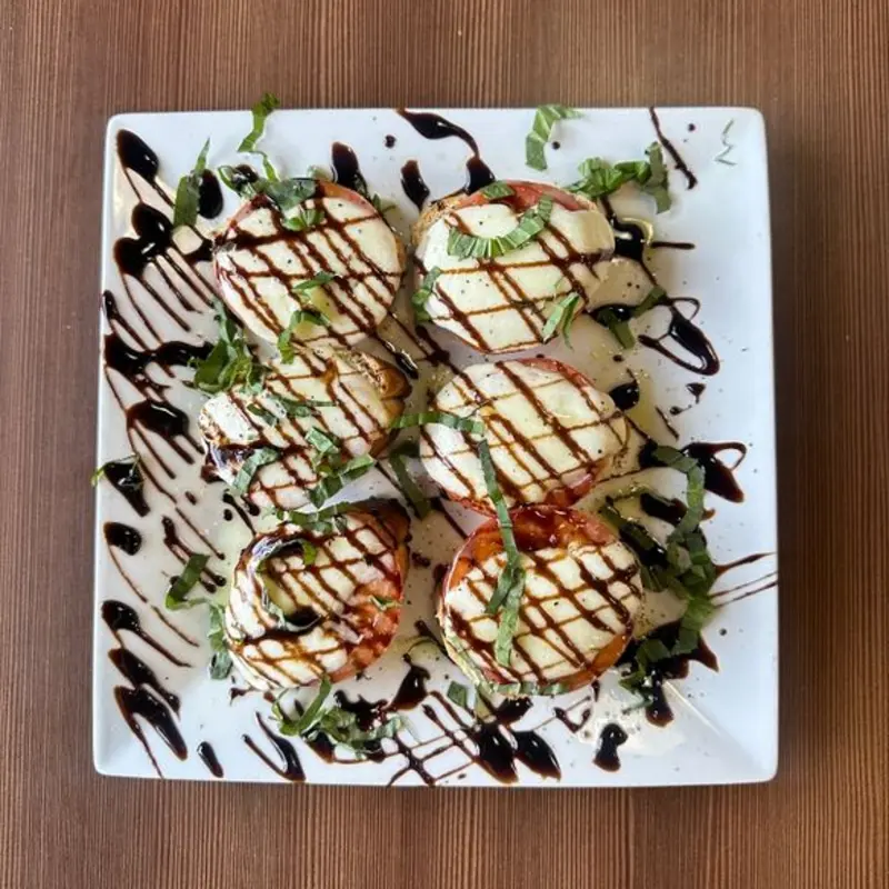 Baked Caprese at Brooklyn V's Pizza Lindsey & Warner
