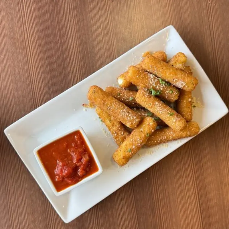 Mozzarella Sticks at Brooklyn V's Pizza Lindsey & Warner