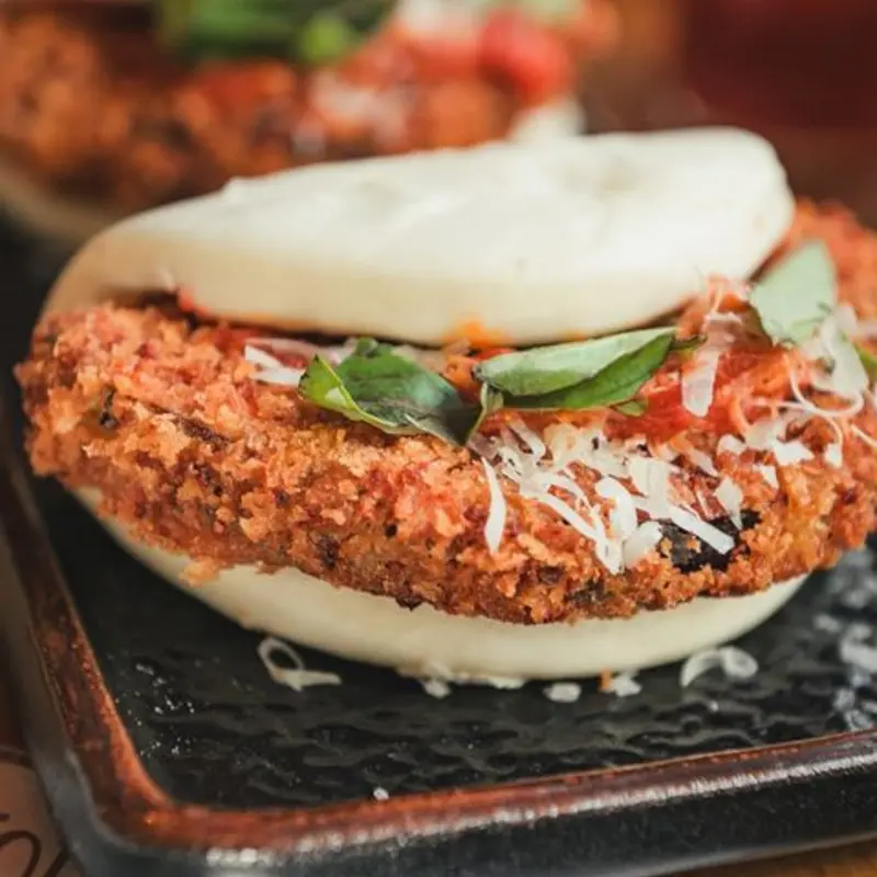 Eggplant Katsu Bun