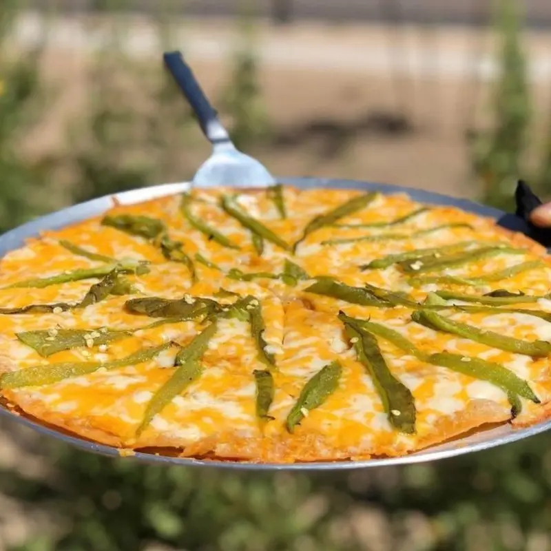 Hatch Chile Cheese Crisp at Nando's Mexican Cafe - Gilbert