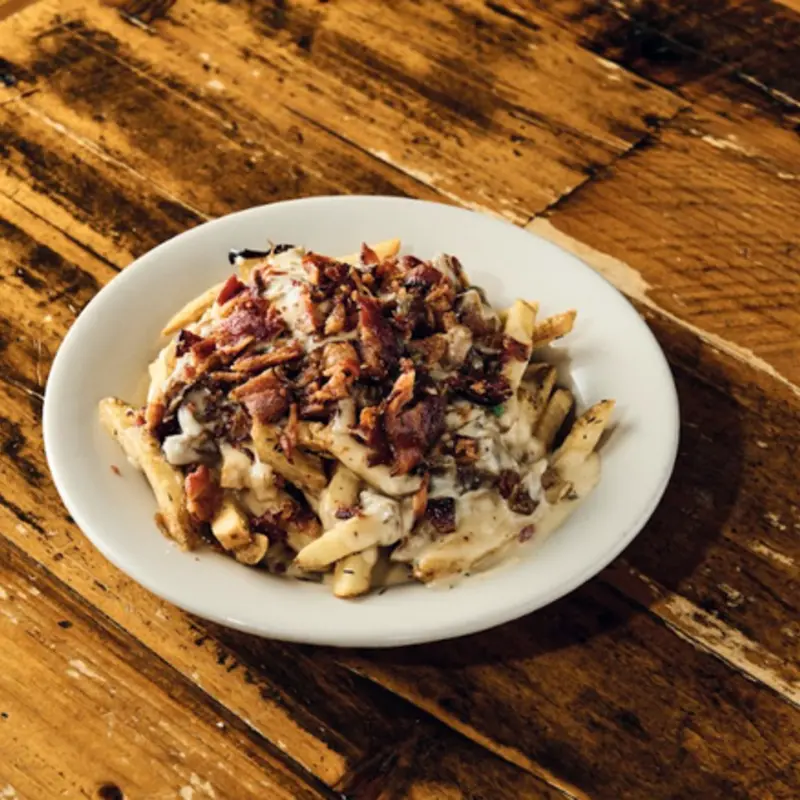 Bacon & Beer Cheese Fries at Arizona Wilderness Brewing Co. - Gilbert