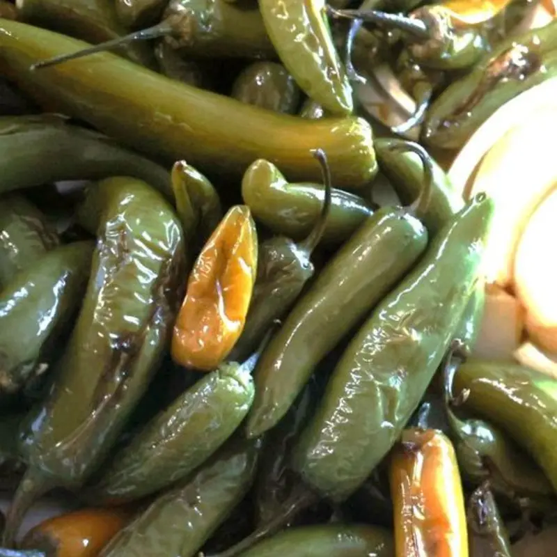 Grilled Peppers at Tacos Tijuana Mesa