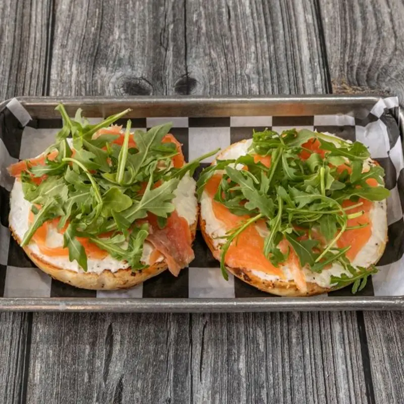 LOX BAGEL at Four Silos Brewery | Coffee & Beer House 143 S Higley Rd, Gilbert, AZ, 85296