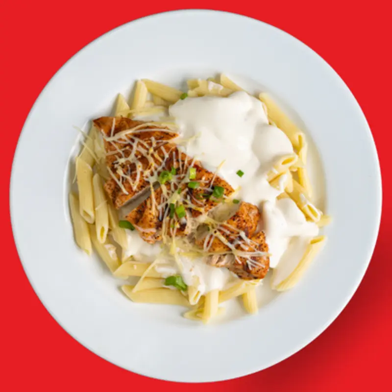 Chicken Alfredo Pasta at Fork To Fit Kitchen - UT Health RGV Cancer And Surgery Center